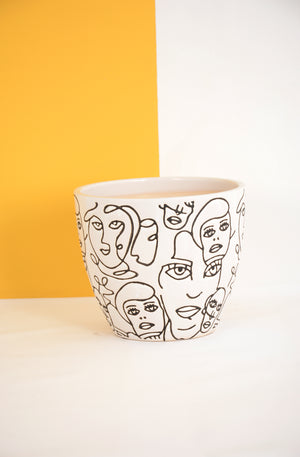 Pot Cover - Faces