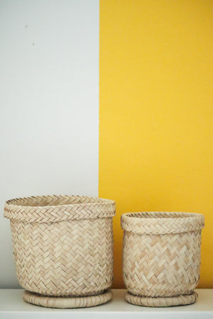 
            
                Load image into Gallery viewer, Oak Planter Basket
            
        