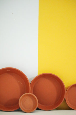 
            
                Load image into Gallery viewer, Terracotta Saucers
            
        